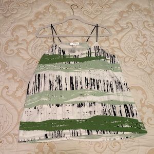 Kenar flowy green & black tank